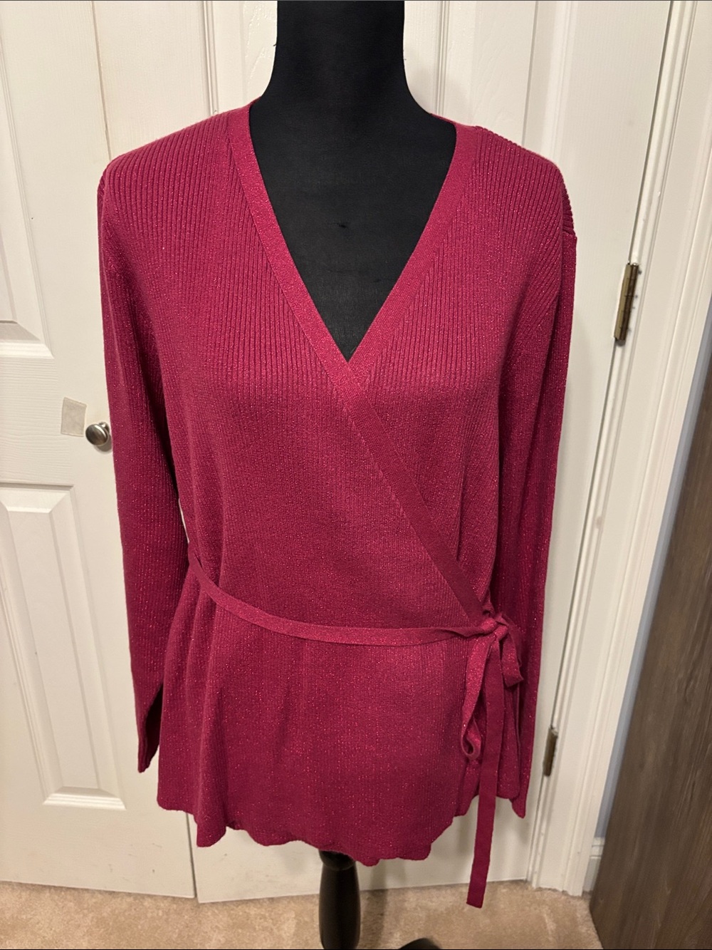 Soft Surroundings Clare Wrap Sweater - Picture 6 of 11